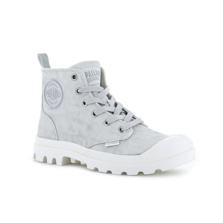 Dámské Boty Palladium Pampa Zip Desertwash Světle Šedé | CZ FPS-91T